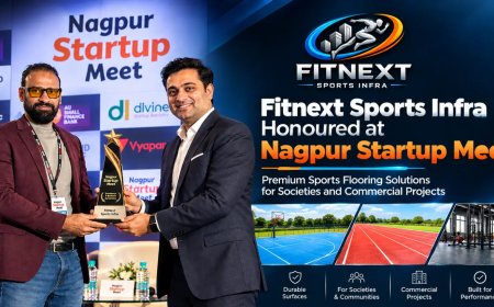 Fitnext Sports Infra Honoured at Nagpur Startup Meet: Premium Sports Flooring Solutions for Societies and Commercial Projects