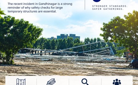 Gandhinagar Incident Puts Spotlight on Safety Protocols for Large Temporary Event Structures