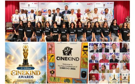 CINEKIND Awards Poster Unveiled at Global Film Festival Noida, Putting Compassion for Animals in the Spotlight