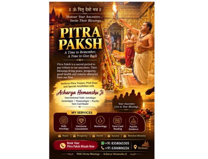 Pitru Paksha 2026: Acharya Hemanshu Explains the Vedic Significance of Shraddha, Ancestors and Pitru Dosha