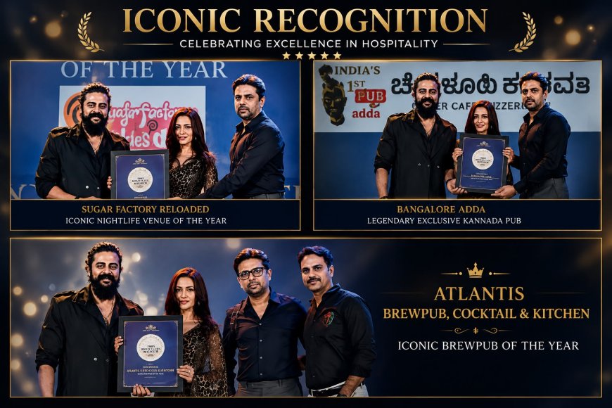 Sugar Factory Reloaded Wins “Iconic Nightlife Venue of the Year,” Celebrating Arun Raam Gowda’s Vision for Bengaluru’s Hospitality Scene