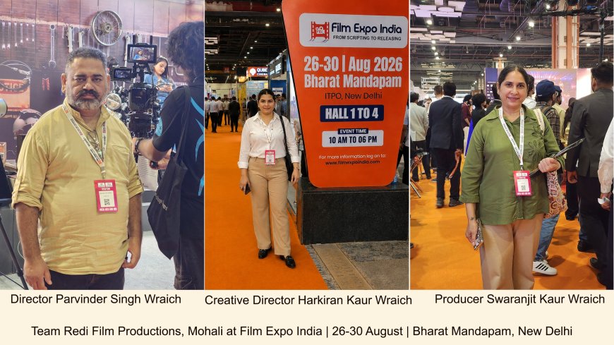 Redi Film Productions Team Participates in Film Expo India 2026 at Bharat Mandapam, New Delhi