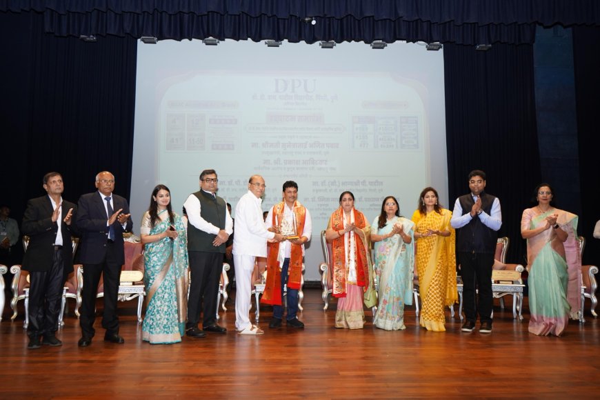 Dr. D. Y. Patil Medical College, in Association with Dnyaan Prasad Global University (DPGU), Welcomes Smt. Sunetra Ajit Pawar for Inaugurati