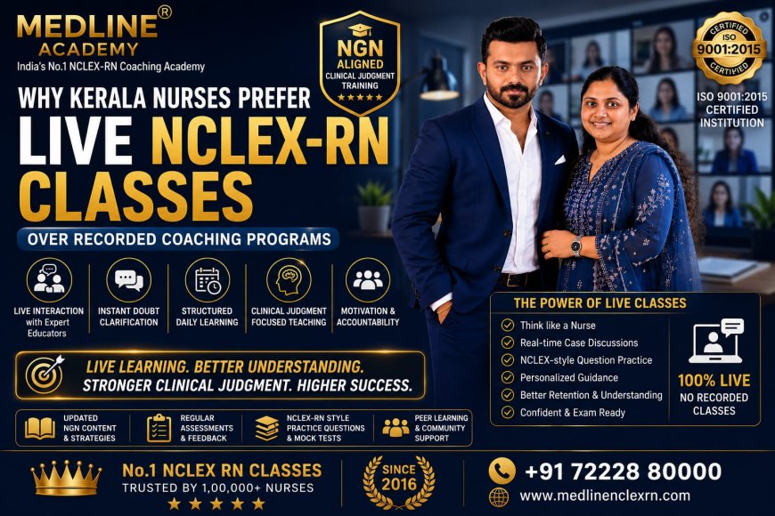 Medline Academy Positions Itself as India’s Only Family-Led NCLEX-RN Academy, With Husband-and-Wife Educators Teaching Students Directly