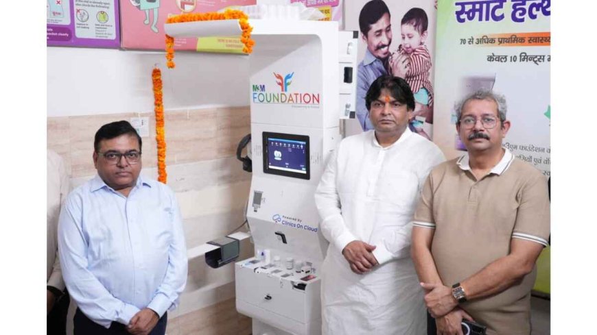 M3M Foundation strengthens community healthcare with the inauguration of Health Check-up Kiosks at Kurukshetra and Gurugram