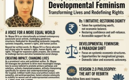 Dr Mayaa SH : From Transforming Lives From Rs 1 Initiative To Powerful Voice Of Developmental Feminism ...