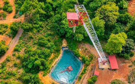 Thrill Destiny Bungee Jumping in Goa: 61m Highest Inclined Bungee and 55m Solo & Couple Tower Bungee at Mayem Lake