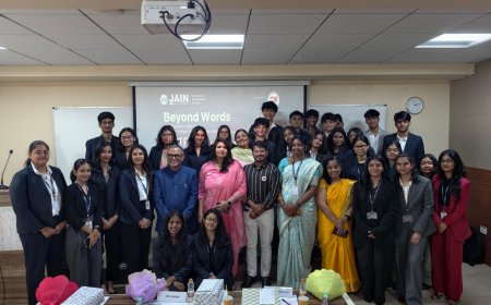 Beyond Words: CMS, JAIN (Deemed-to-be University), Transforms Emotional Intelligence into a Cinematic Learning Experience in Association with Affectionate Hands