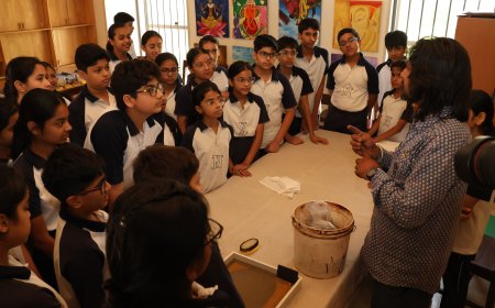 Neerja Modi School Introduces Students to Rajasthan’s Textile Heritage Through Dabu Printing Workshop