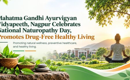 Mahatma Gandhi Ayurvigyan Vidyapeeth, Nagpur Celebrates National Naturopathy Day, Promotes Drug-Free Healthy Living