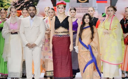 Manipur Handlooms Shine at International Fashion Show in Russia