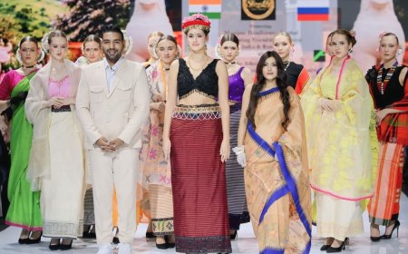 Fashion Entrepreneur Lily Lairenlakpam and Delhi Fashion Week Take Manipur’s Handlooms to Russia, Making the State Proud on the International Runway