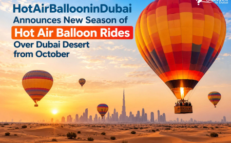 HotAirBallooninDubai Announces New Season of Hot Air Balloon Rides Over Dubai Desert from October
