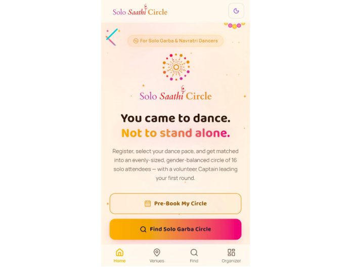Navratri 2026 with AI: Solo Saathi Circle Launches India’s First Live-Event Grouping Platform integrated with AI