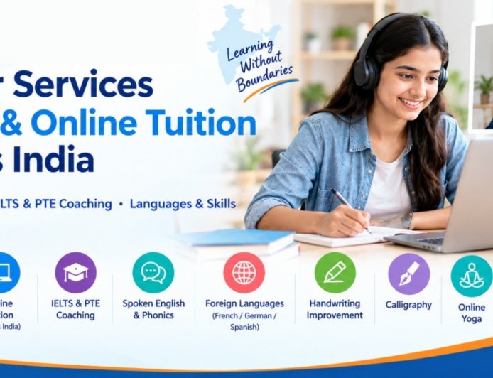 Meher Services Brings Home Tuition, Online Classes, IELTS and PTE Coaching, Language and Skill Courses Under One Roof
