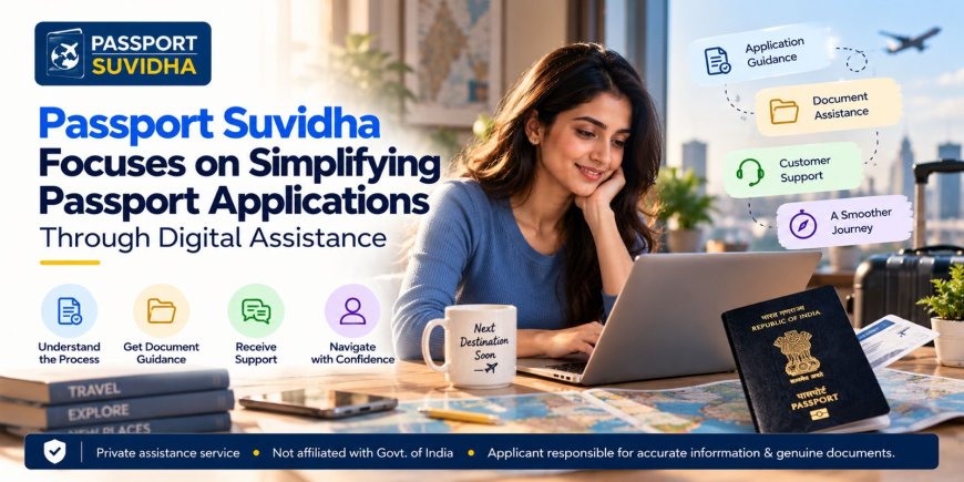 Passport Suvidha Focuses on Simplifying Passport Applications Through Digital Assistance