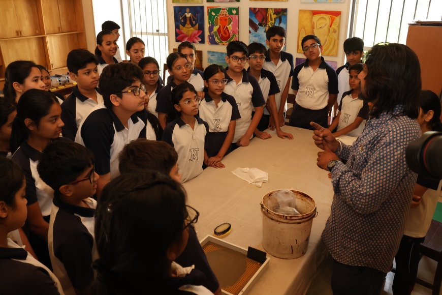 Neerja Modi School Introduces Students to Rajasthan’s Textile Heritage Through Dabu Printing Workshop