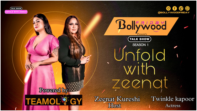 Actress Twinkle Kapoor in unfold with Zeenat  “Unfold with Zeenat”: A Peek Behind the Glamour Curtain