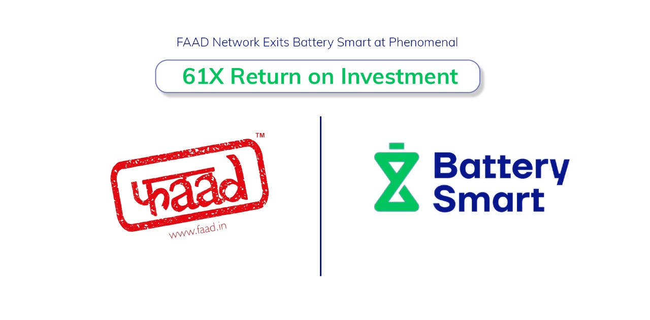 FAAD Network, Gurgaon, Battery Smart, Pulkit Khurana, Siddharth Sikka, Orios Venture Partners, Shish Ram Kharesiya, BNM Retail, SEBI-registered Category 1 Angel Fund